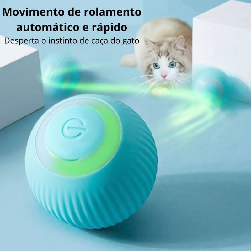 Bola Interativa Elétrica para Gatos com Rolamento Automático Smart Bal